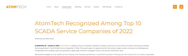 AtomTech recognition